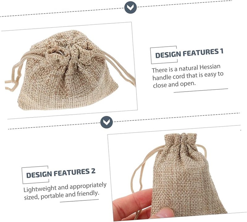 FOMIYES 50 Pcs Drawstring Storage Bags for Parties Weddings Festivals Candy Pouches - Image 2